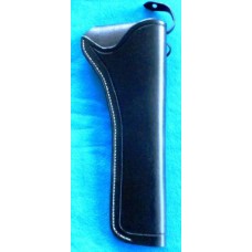 Handmade Holster Old Style in Black with Edge Design. RH.